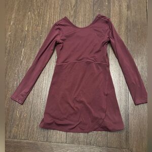 Athleta Girl Chit Chat Dress in Burgundy